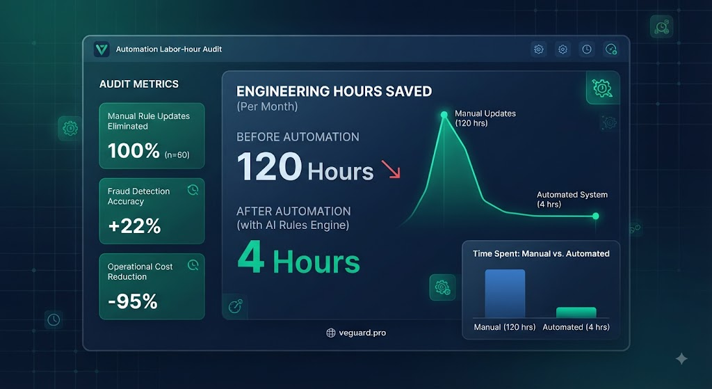 the automation labor-hour audit: calculating the engineering hours saved by eliminating manual fraud rule updates