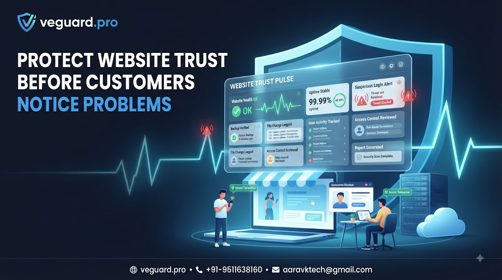 Website Trust Pulse: Monitor Website Health, Login Risk and Customer-Facing Issues Before Visitors Notice