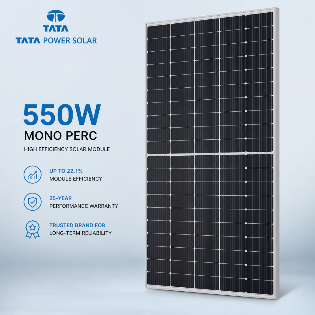 Tata Power Solar Panel (550W Mono PERC)