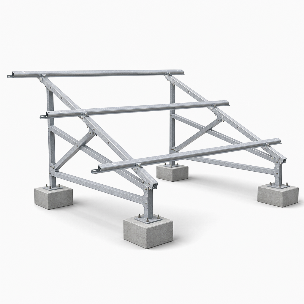 Rooftop Mounting Structure (Galvanized Steel)