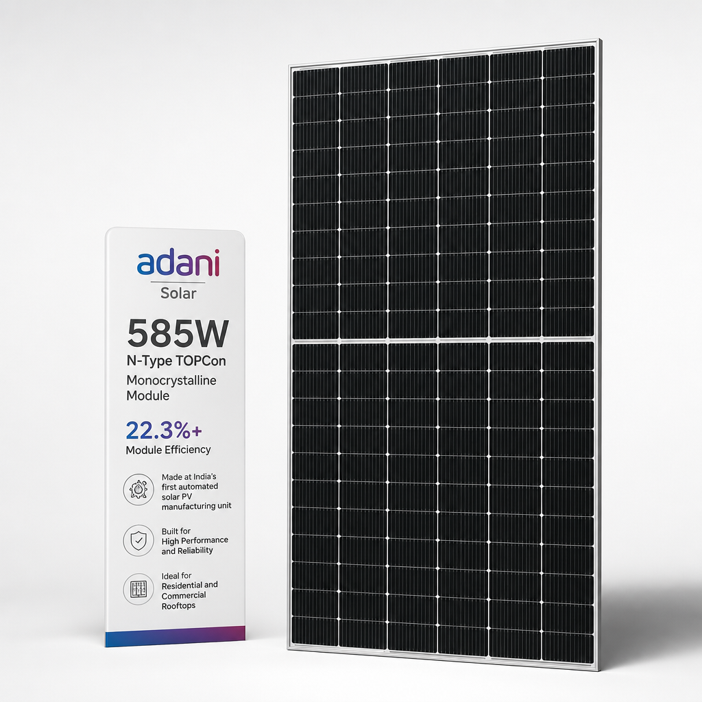 Adani Solar Panel (585W N-Type TOPCon)