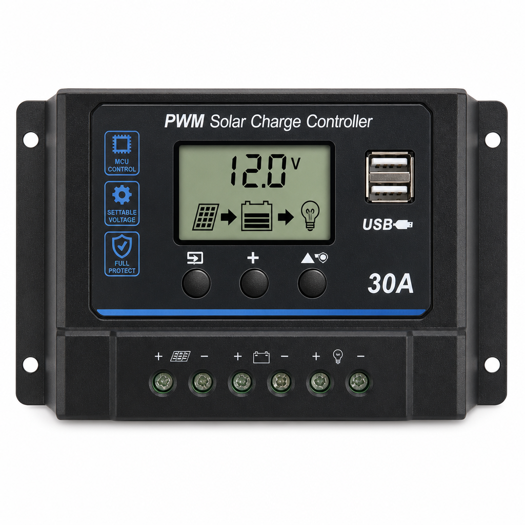 PWM Solar Charge Controller (30A)