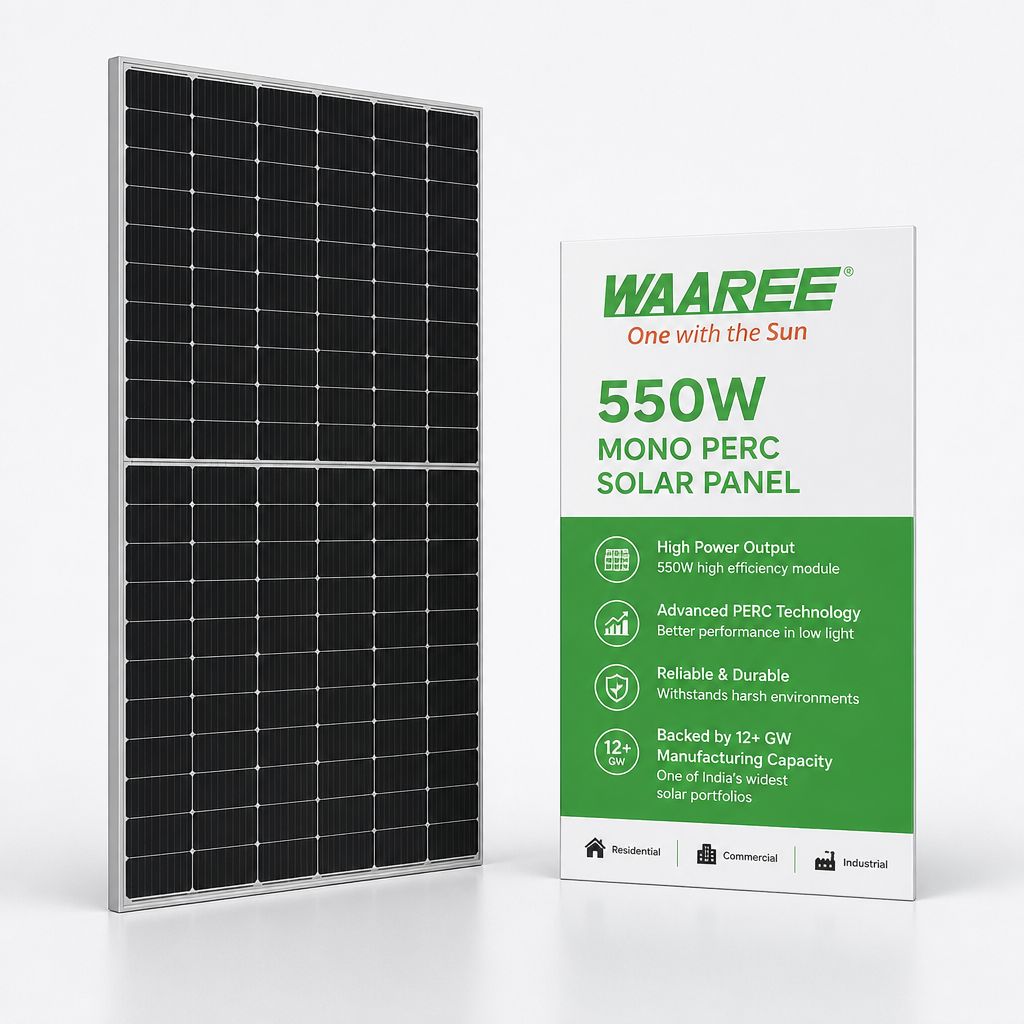 Waaree Solar Panel (550W Mono PERC)
