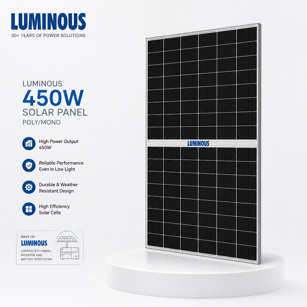 Luminous Solar Panel (450W Poly/Mono)