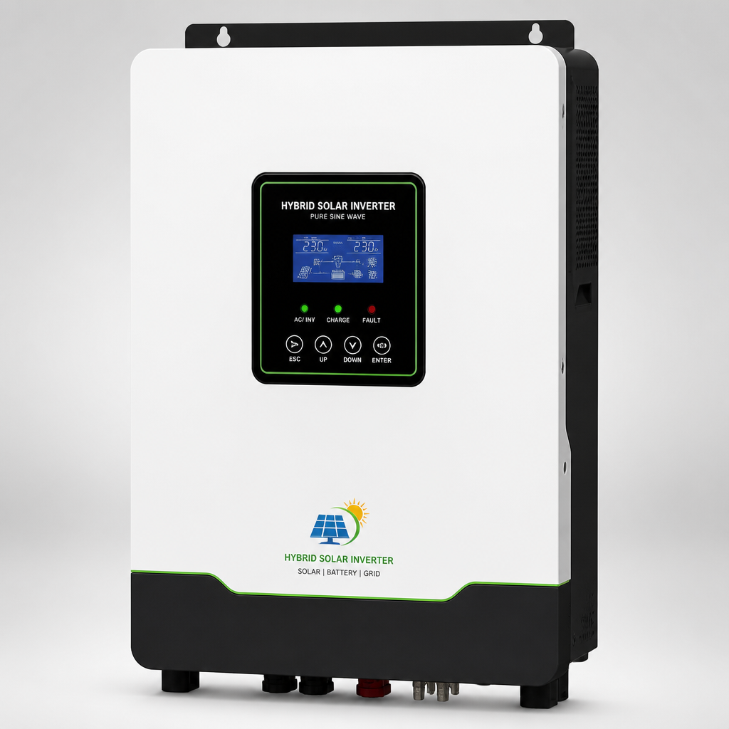 Hybrid Solar Inverter with Battery Backup
