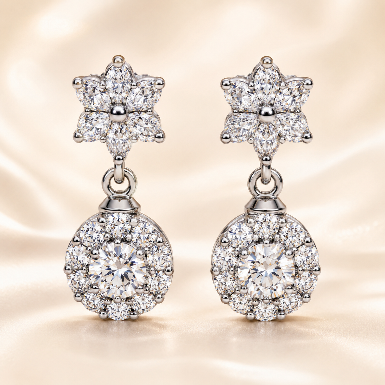 Classic Diamond Earrings